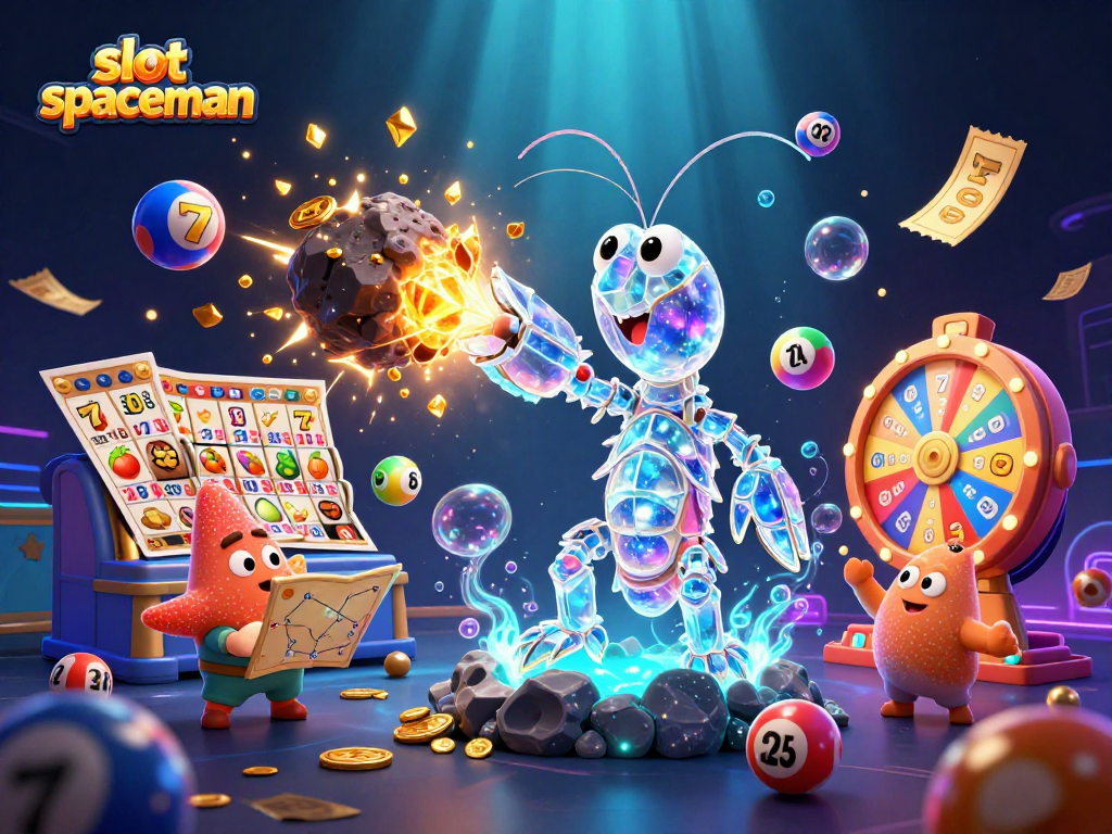 Engage with slot spaceman as he wins big amidst colorful slot reels and dynamic prizes while exploring the galaxy!