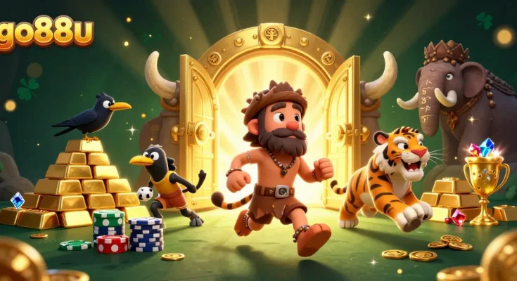 Win big at go88u with an exciting prehistoric casino backdrop full of treasures.